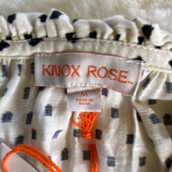 Knox Rose Peasant Bohemian Dress with Pockets size M New w/Tags - Picture 13 of 14